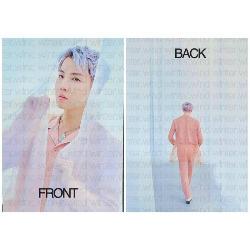 Postcard jhope BTS Proof Standard Edition