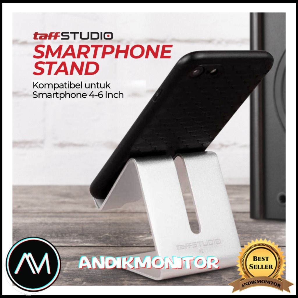 Aluminium Stand HP Tablet Meja Dudukan Stand Holder Holder Smartphone