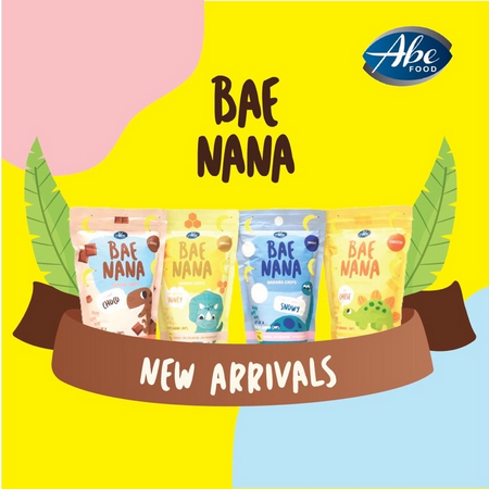 

Abe Food Baenana 70gr - Banana Chips - Snack Pisang - Cemilan Keripik Sehat Anak - Bae Nana - Honey/Choco/Cheese/Snowy