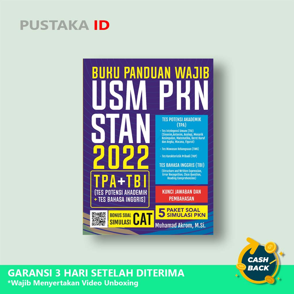 Buku Panduan Wajib USM PKN STAN 2022 - Original
