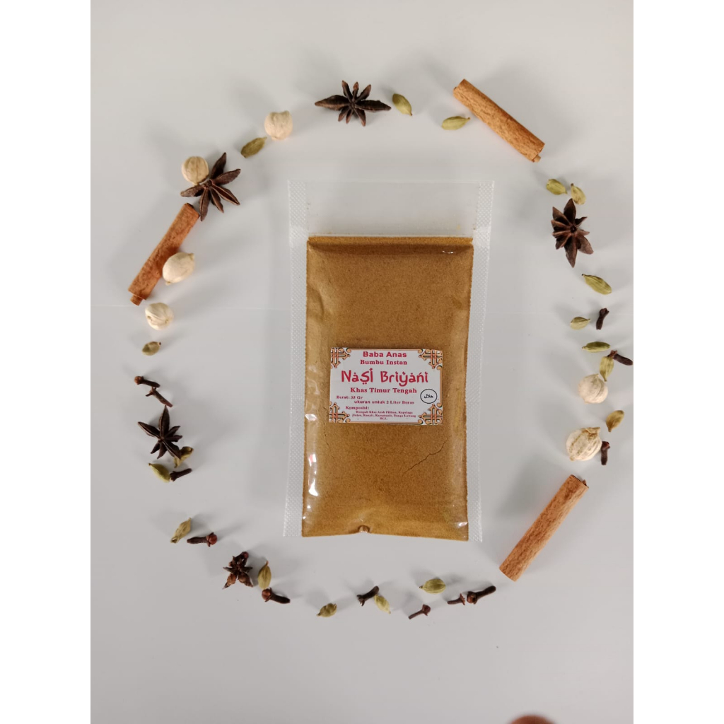 

Bumbu Nasi Briyani Instant 100gr / Instant Briyani Seasoning 100gr