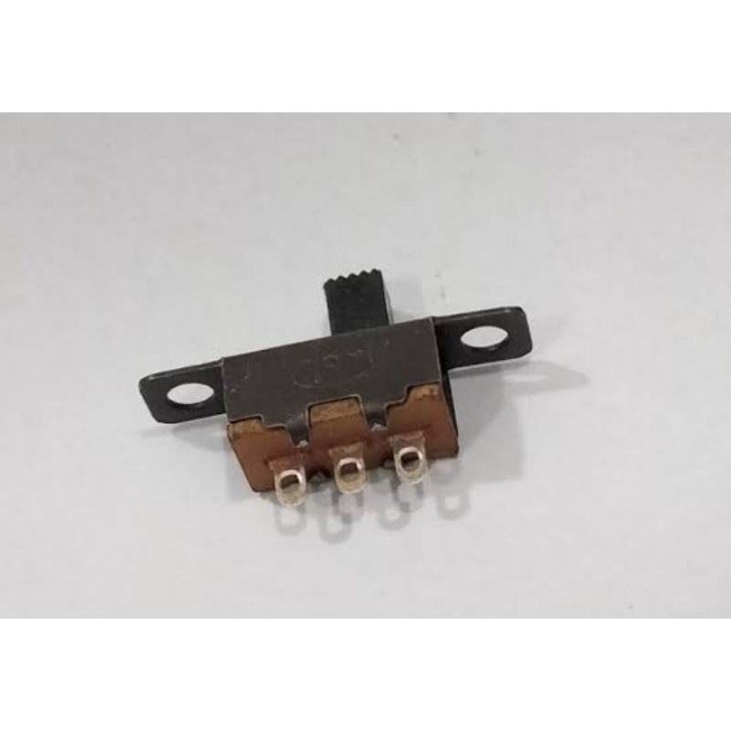 Switch / Saklar On Off Geser 3 Pin Untuk Microphone Senter Kepala Dll