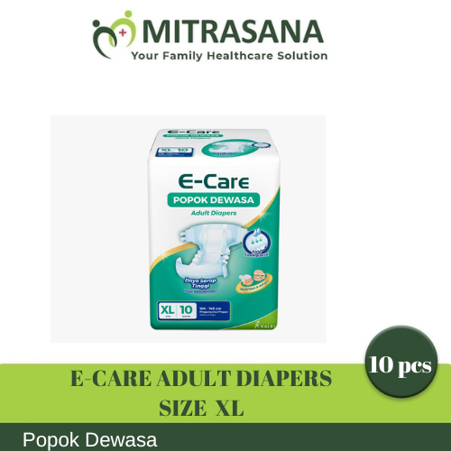E-CARE ADULT DIAPERS SIZE XL | Popok Dewasa