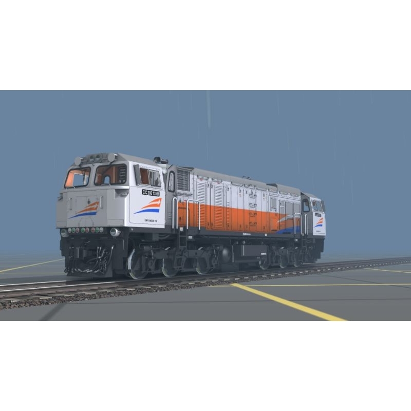 MINIATURE KERETA API INDONESIA CC206