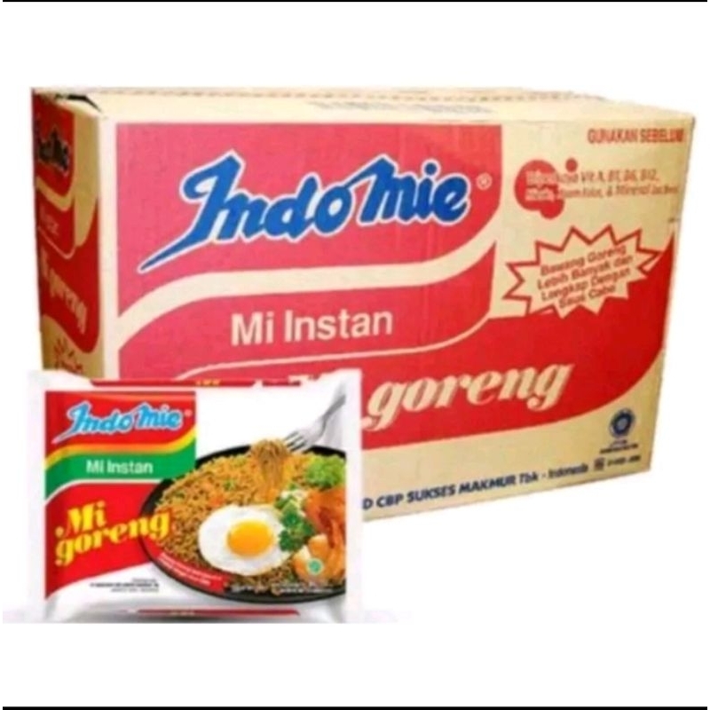 

INDOMIE GORENG 1 KARTON ISI40 PCS