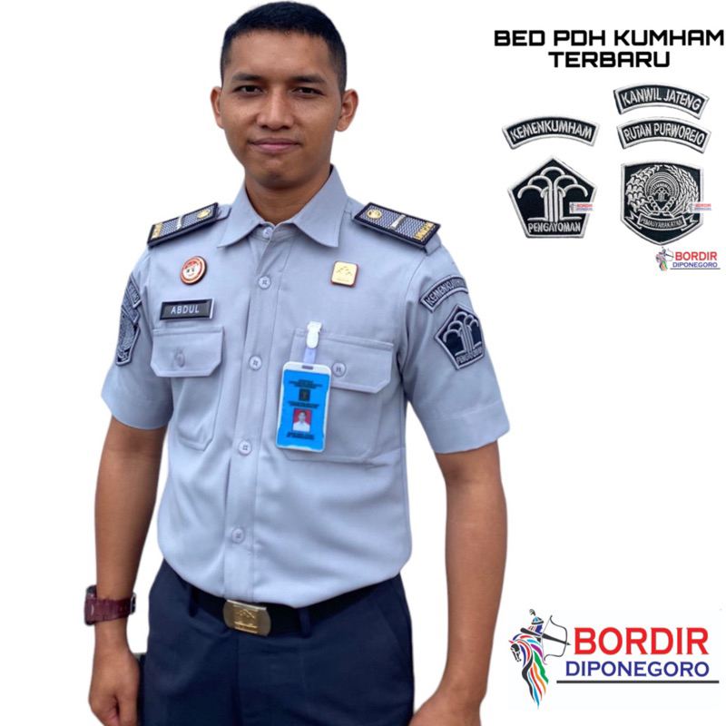 SERAGAM PDH LAPAS KUMHAM ALLWORK TERBARU | PDH LAPAS KUMHAM TERBARU | PDH LAPAS BORDIR TIMBUL PREMIU