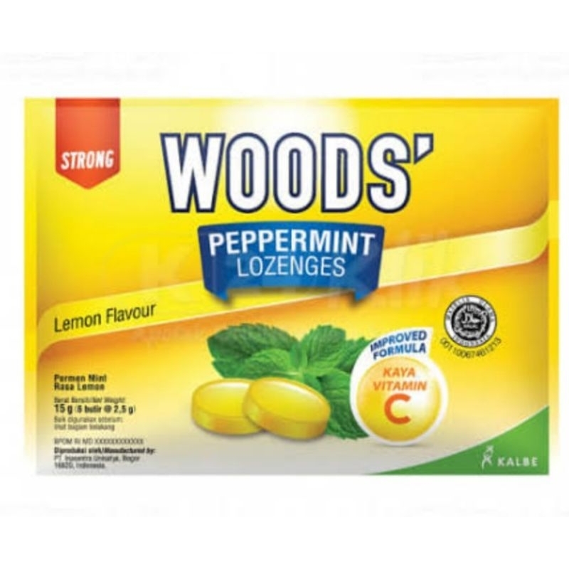 

Woods Peppermint Lozenges Lemon