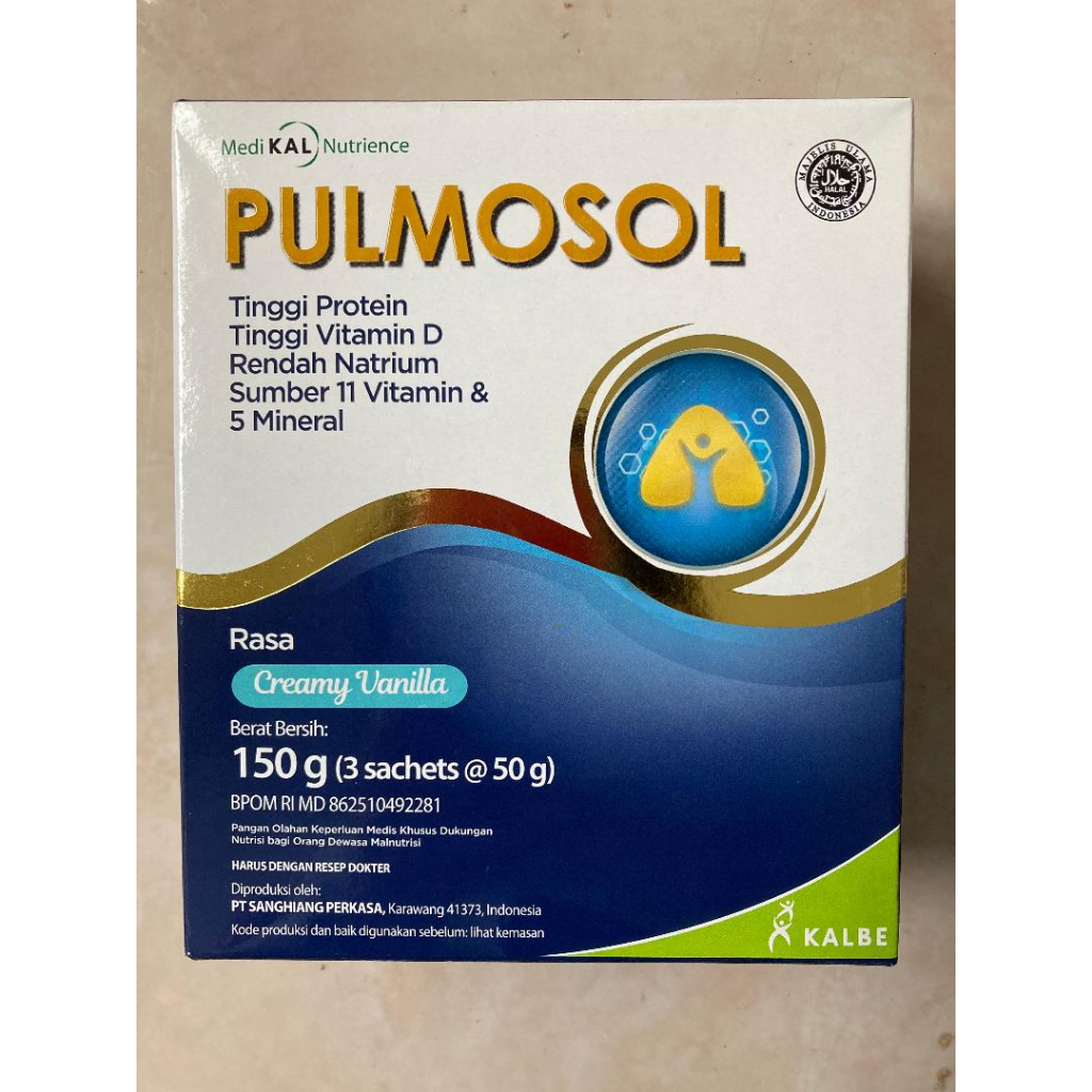 

Pulmosol Rasa Creamy Vanilla 150 g