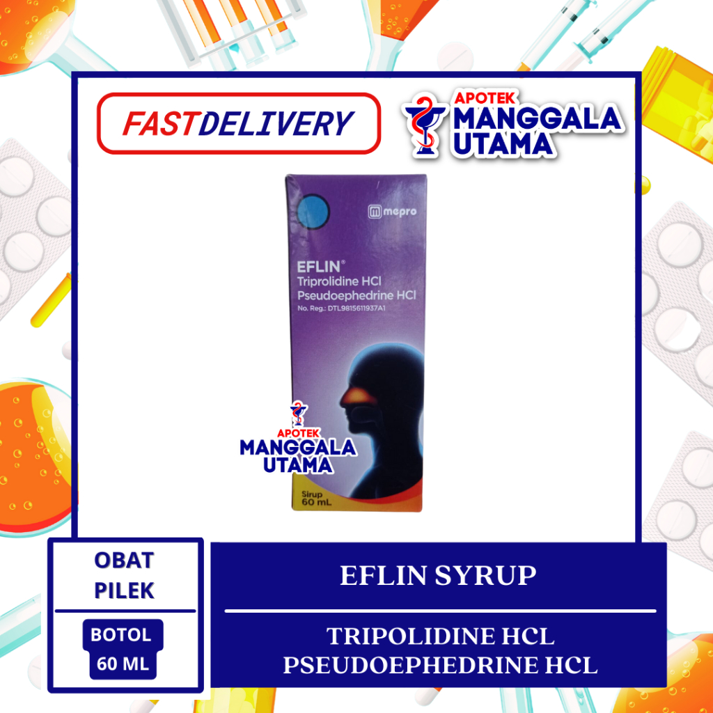 EFLIN SIRUP PER BOTOL ISI 60 ML