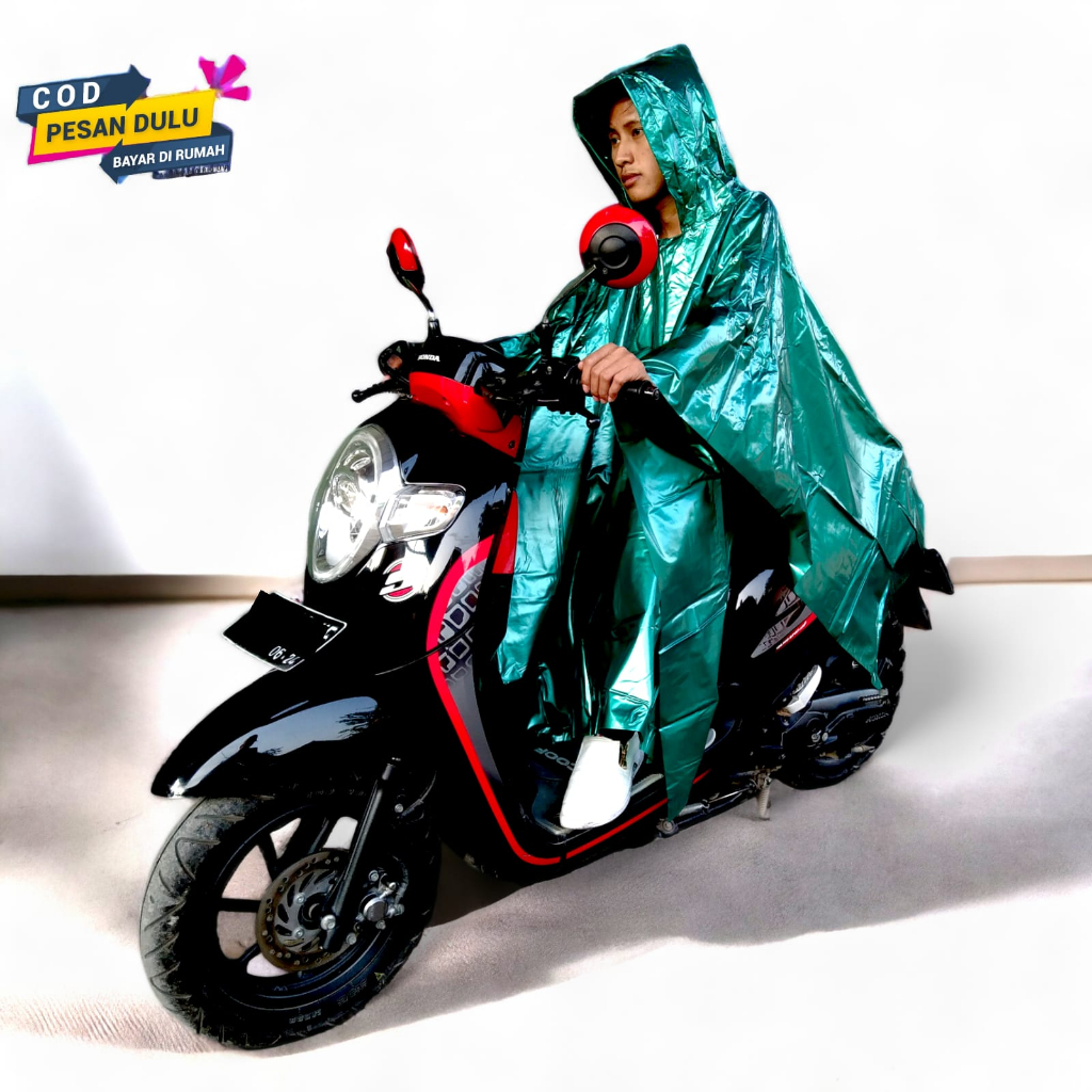 Mikhaeladsport Jas Hujan Poncho Kelelawar Jas Hujan Jumbo Jas Hujan Tebal Polos
