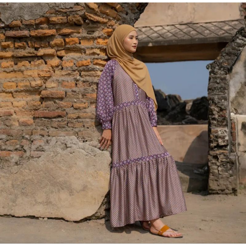 NAFRA DRESS MIXX ALEZANLABEL SIZE S