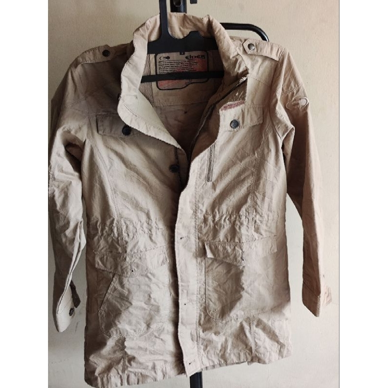 Parka Jacket Eider Bahan Canvas Second