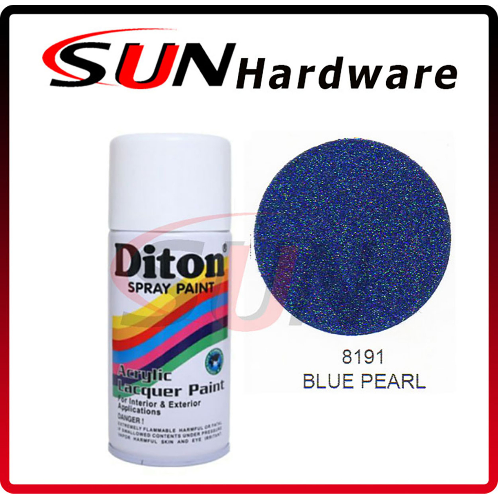 Pilox DITON 300 cc Blue Pearl 8191 Pilox Pylox Cat Semprot Biru Mutiara