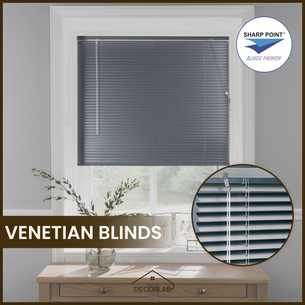 VENETIAN BLIND - Tirai Gulung / Krei Aluminium / Horizontal Blinds - Sharp Point