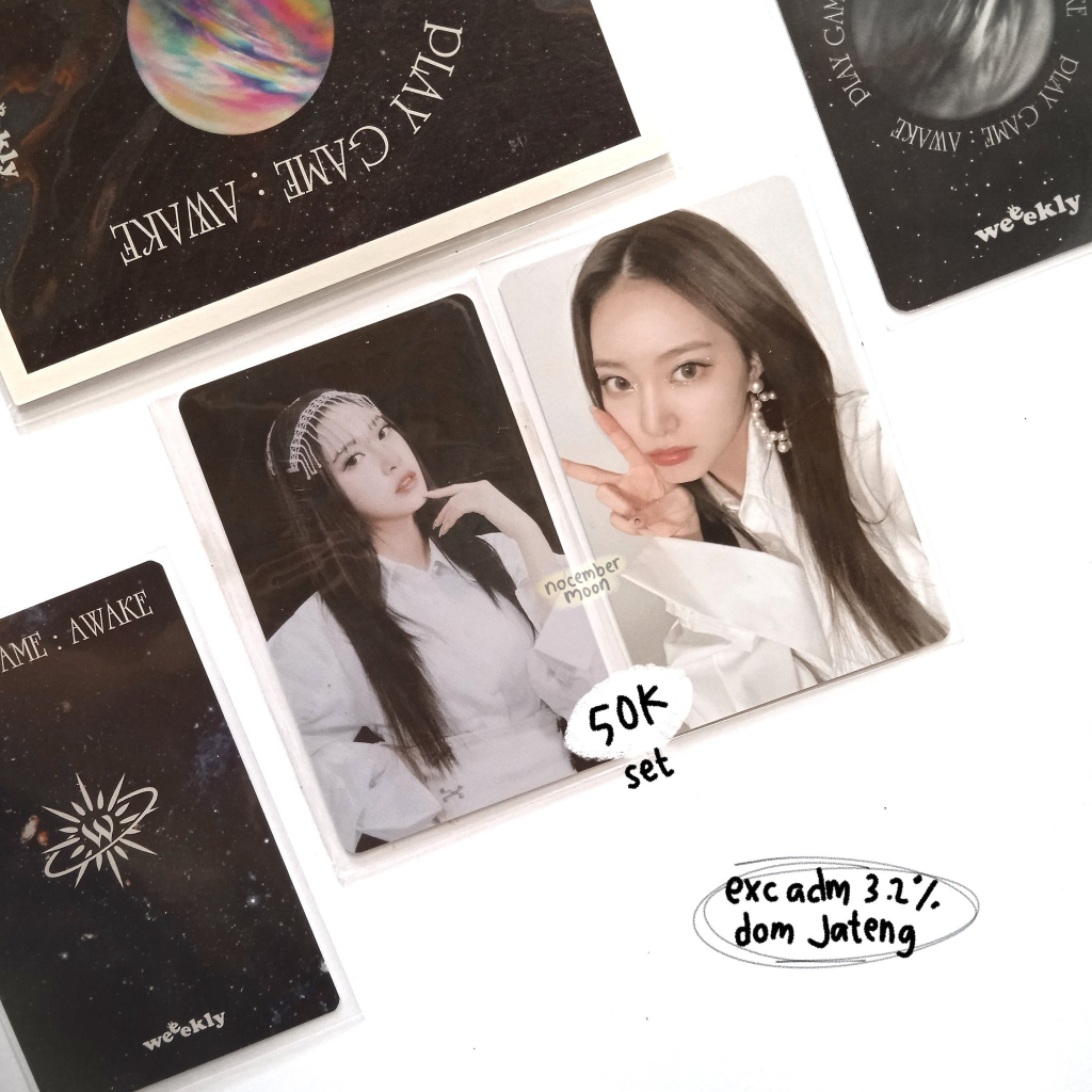 PC Photocard zoa weeekly PGA Platform album ver