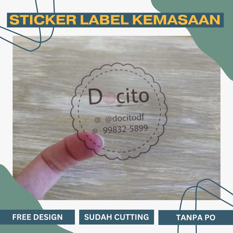 

Sticker Label / Sticker Kemasaan / Sticker Olshop / Sticker Bulat / Sticker Produk / custom model / Size 5x5