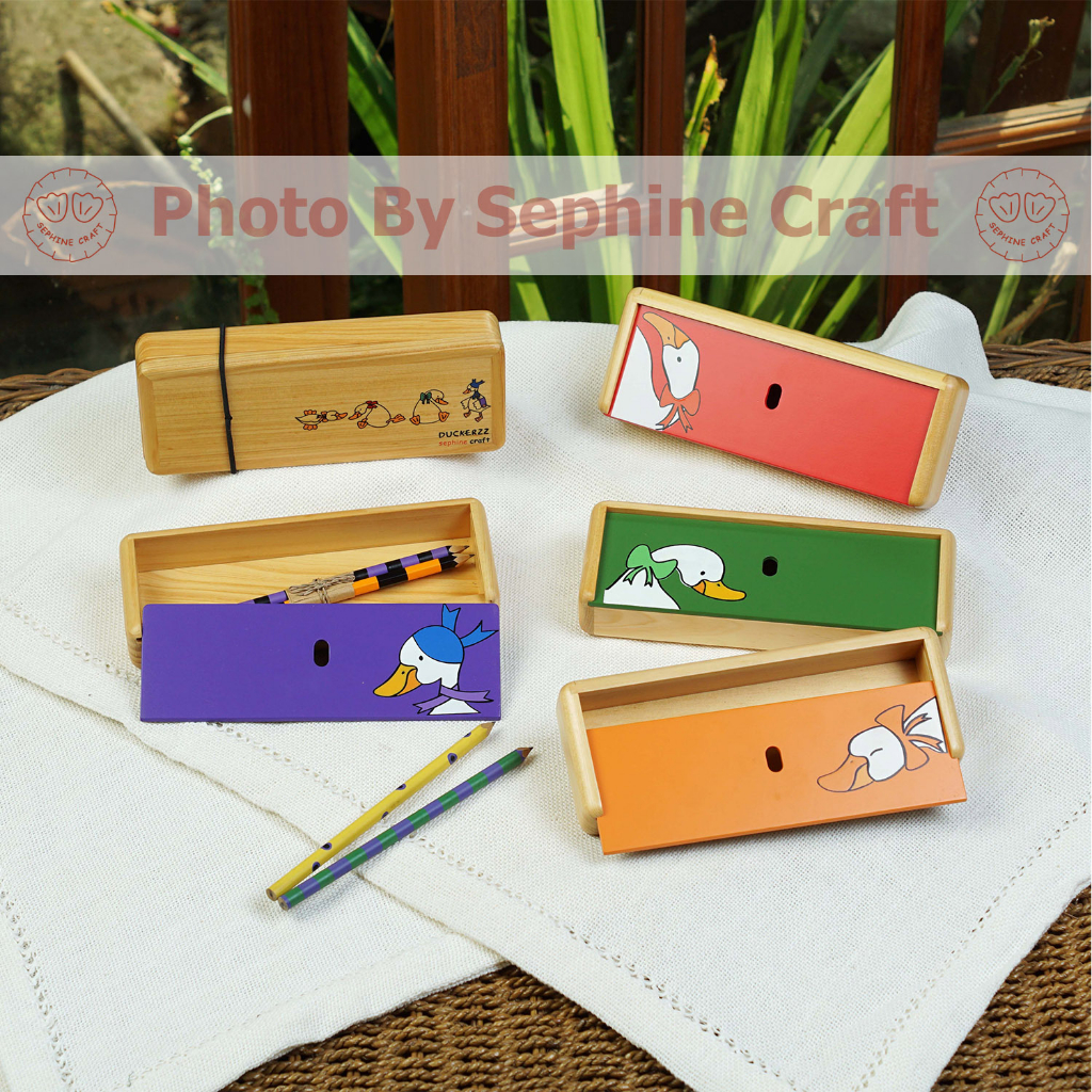 

Sephine Craft | Tempat Pensil Bebek | Tempat Pensil Kayu | Tempat Alat Tulis