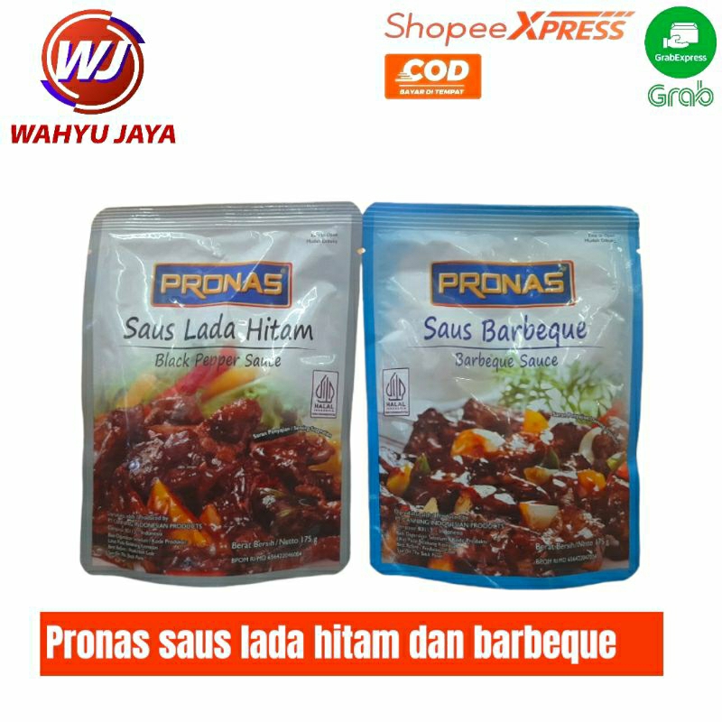 

Pronas saus barbeque dan lada hitam 175 gram