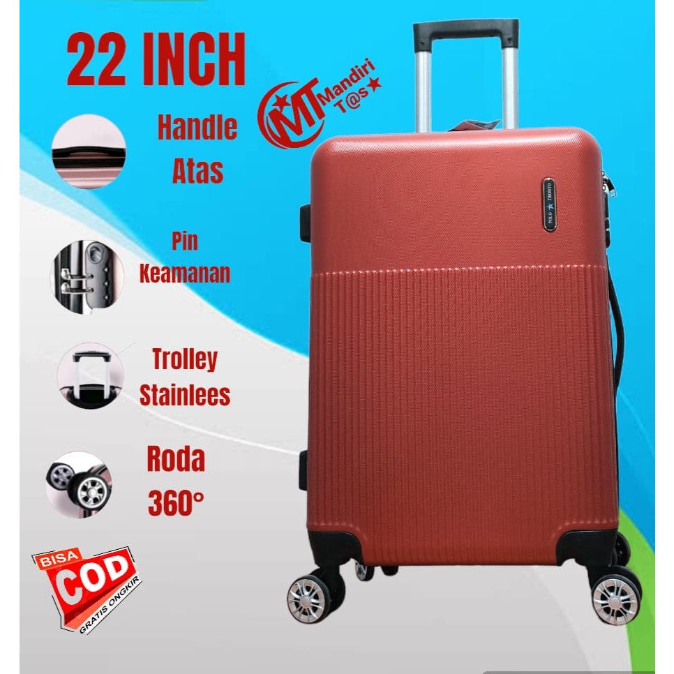 DISKON 8.8 BIG SALE KOPER 22 INCH,KOPER POLO TRONTO,KOPER -VARIAN WARNA,KOPER ORIGINAL,KOPER