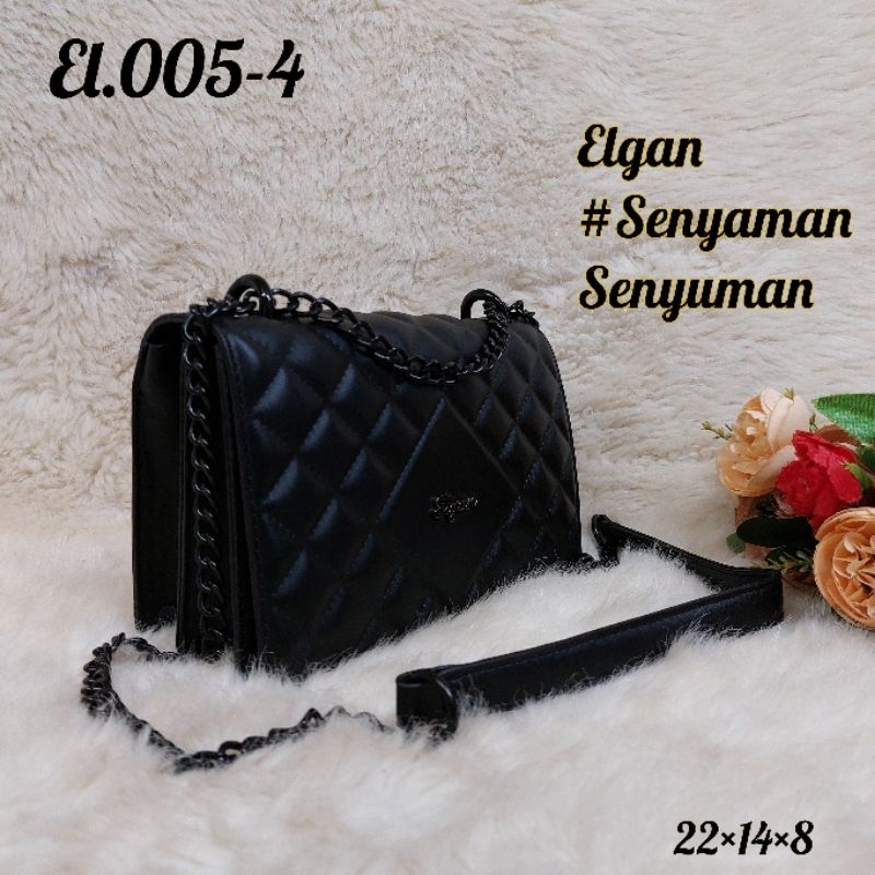 ELGAN SHOULDER BAG TALI RANTAI TAS SANDANG CEWEK#005-4
