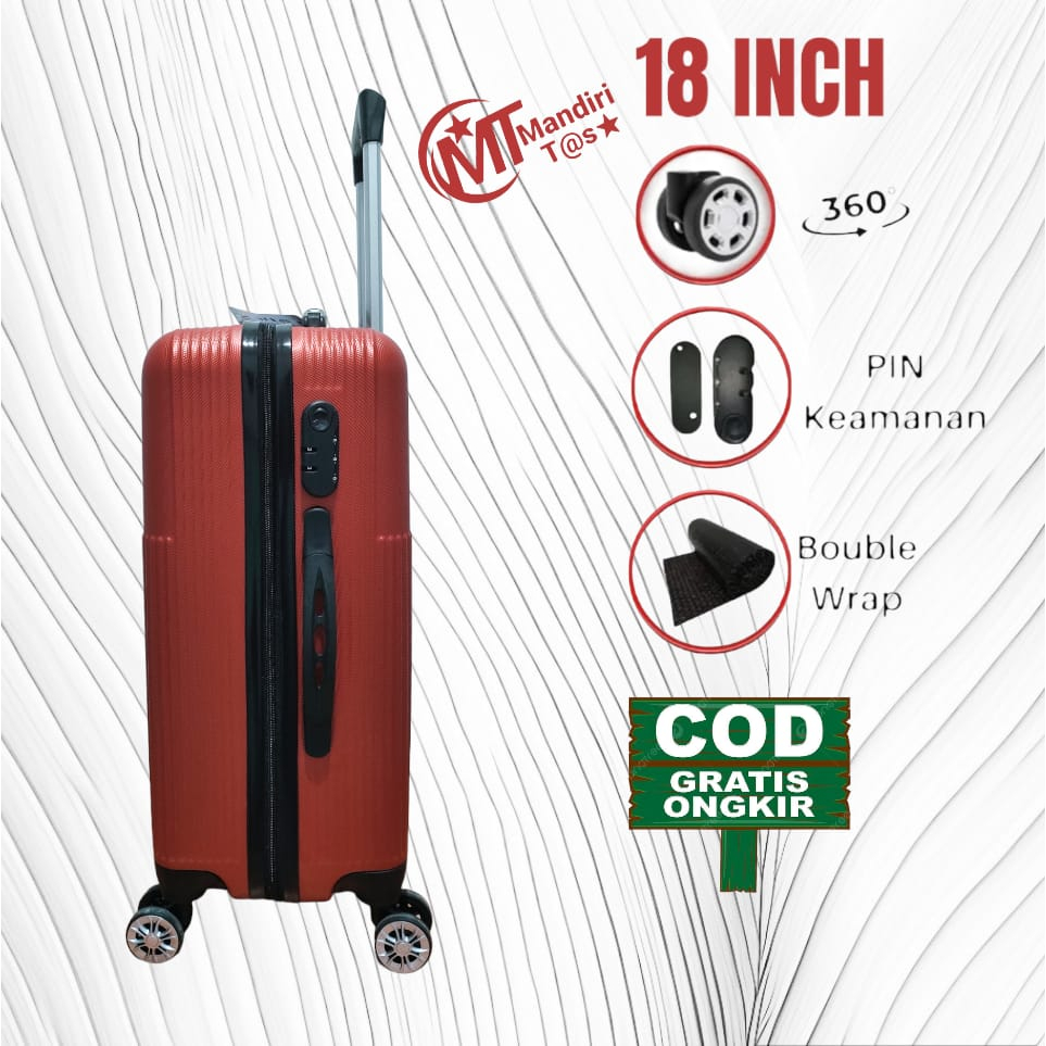 wajib punya big sale koper 18 inch,koper polo koper travelling,koper umroh,koper original