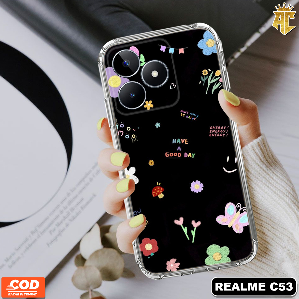 CASE REALME C53 - Casing REALME C53 Terbaru AERO STORE [ MOTIF 53 ] Silikon - Case Hp REALME C53 - C