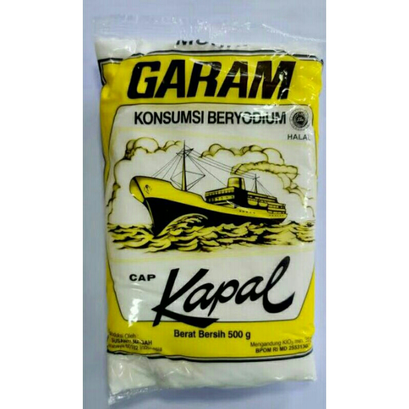 

Garam cap Kapal 250gr