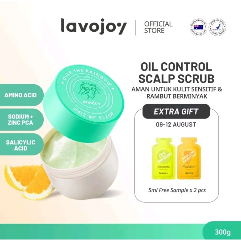 Lavojoy Hair We Bloom Scalp Scrub Over The Rainbow
