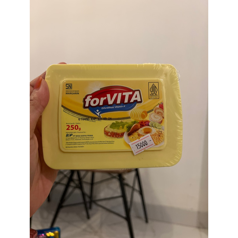 

Margarin Forvita kotak 250gr 20 09 2024