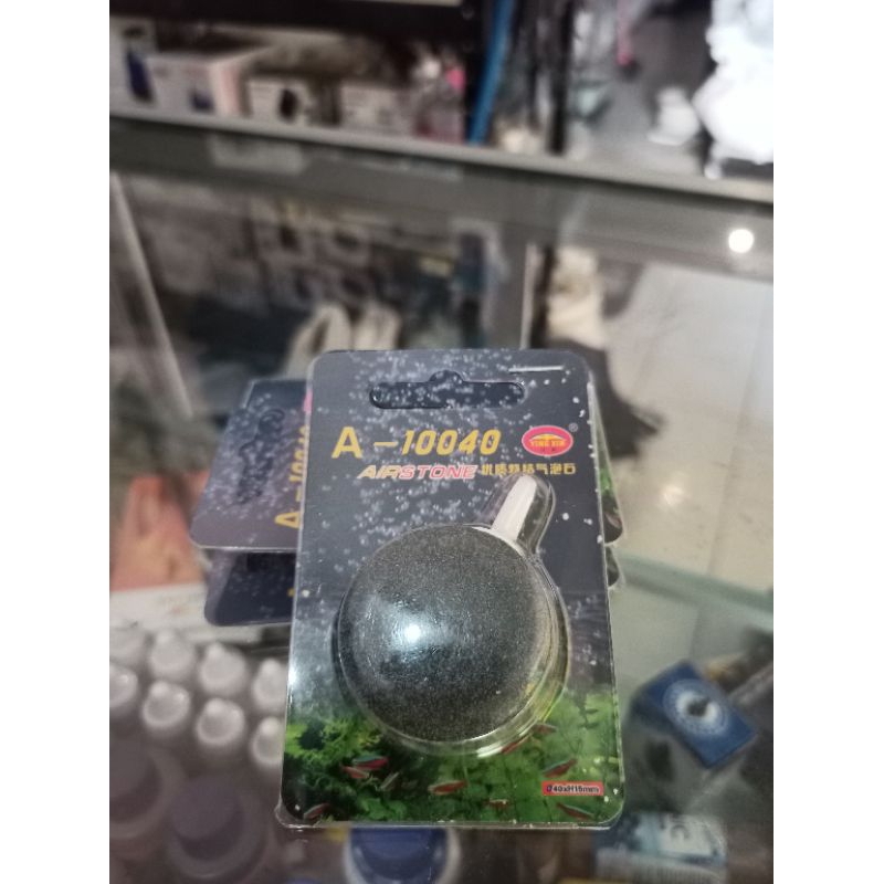 Airstone batu aerator bulat pipih 4 cm