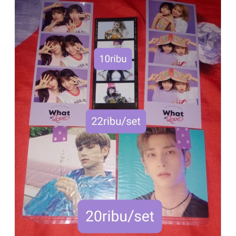 OFFICIAL MERCHANDISE TWICE STICKER POSTCARD X1 POSTCARD HANGYUL EXID 4CUTS MD