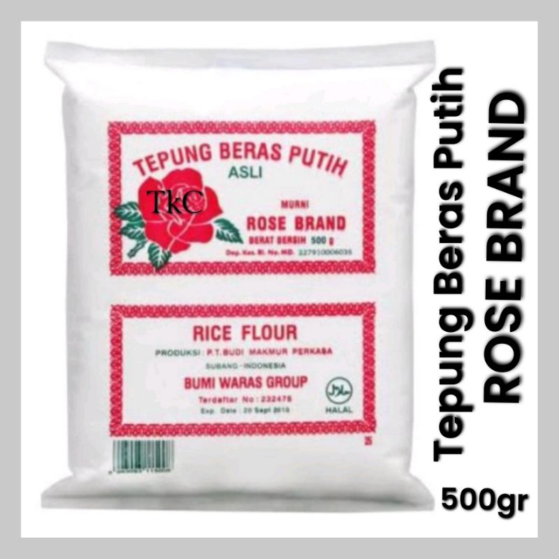 

TEPUNG BERAS PUTIH ROSE BRAND 500g