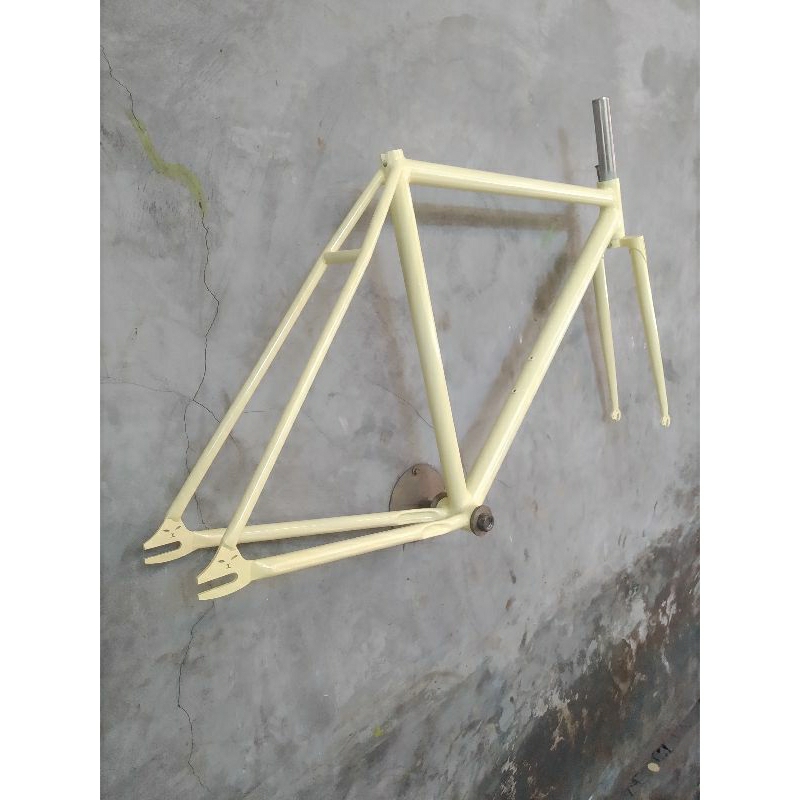 frame fork set fixie datar rata