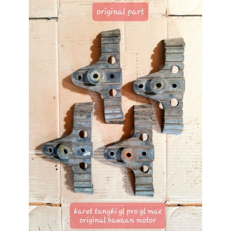 karet ganjal karet tangki gl pro gl max gl black engine original bawaan motor