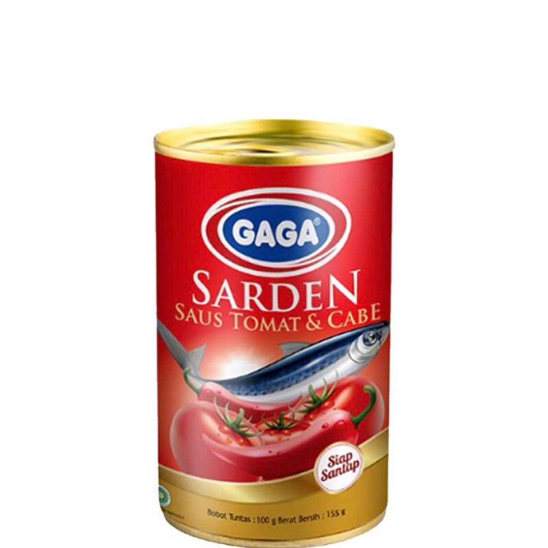 

Gaga Sarden Saus tomat & cabe 155g