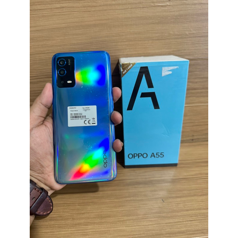 jual oppo a55 4/64 second mulus siap pakai no minus