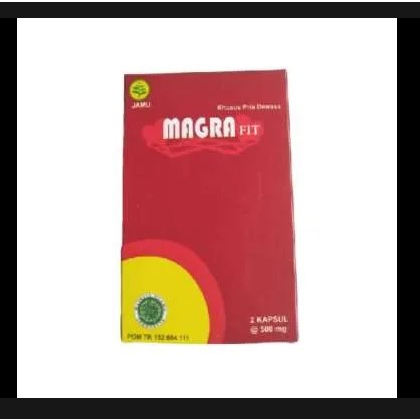 Eceran 2 kapsul Magra Fit magrafit - Herbal penambah keperkasaan setara gasa-kapsul vitamale