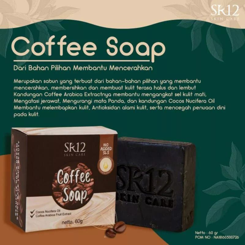 Cofee Soap SR12 Penghilang flek hitam