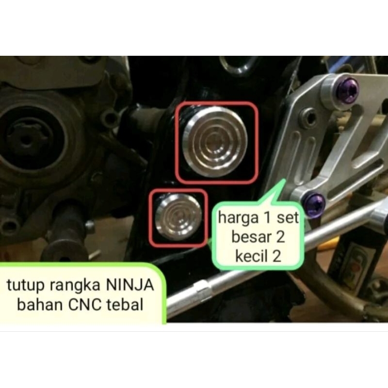 TUTUP RANGKA NINJA R SS RR MODEL CNC SET