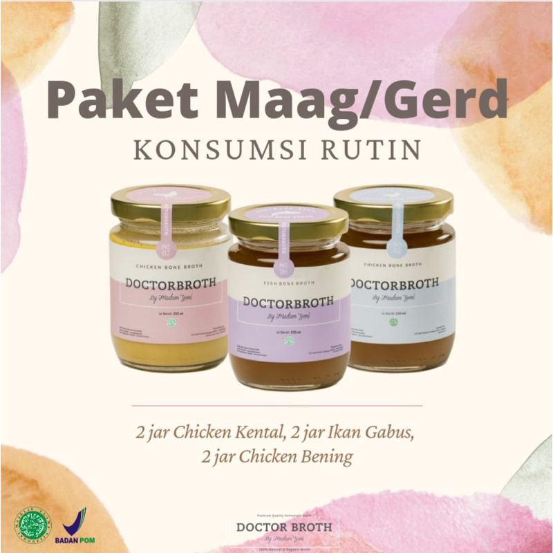 

Paket Maag / Gerd 6 Jar Doctor Broth