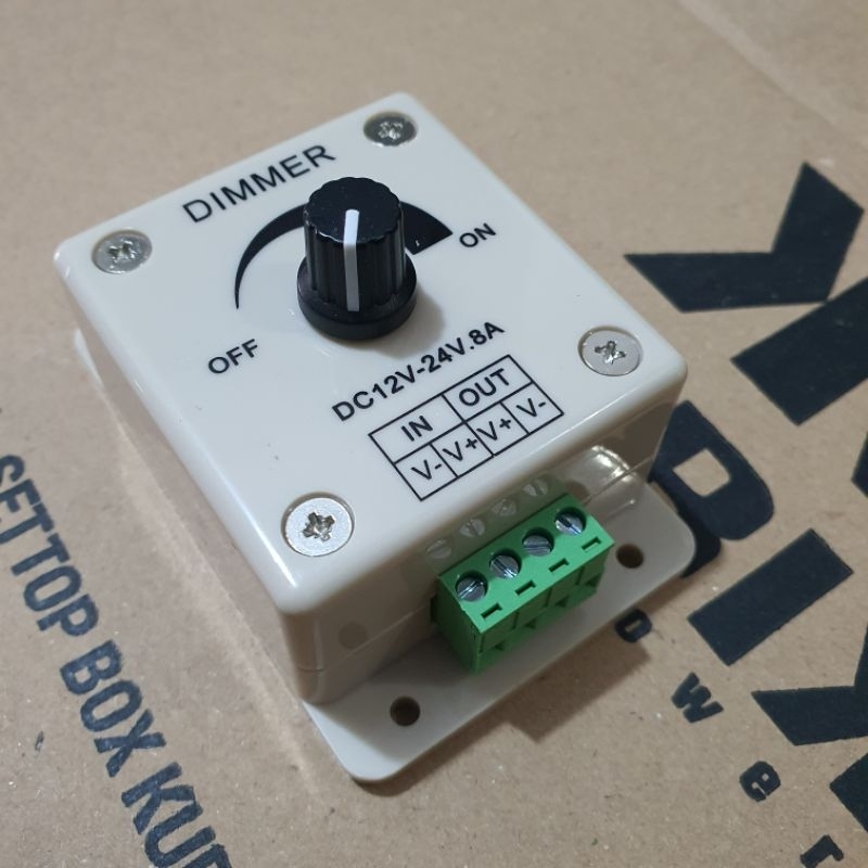 DIMMER DC12V PENGATUR KECEPATAN DC 12V SAMPAI DIMER 24V