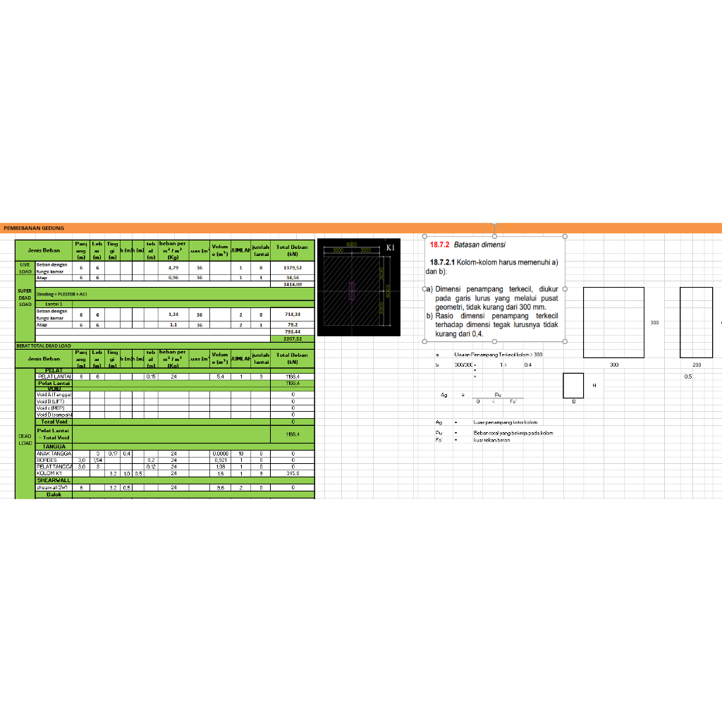 FLASHDISK File Excel Preliminary Desain Struktur Sesuai SNI 2847:2019