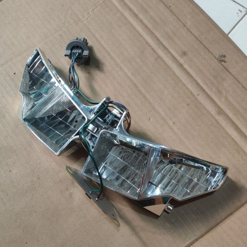 mesin PCB led lampu depan Honda Vario 150 / 125 LED old 2015 2016 2017 komplit croom dudukan led