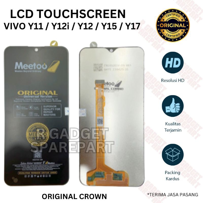 LCD TOUCHSCREEN VIVO Y12 / Y15 / Y17 / Y12i / Y11 ORIGINAL CROWN QUALITY