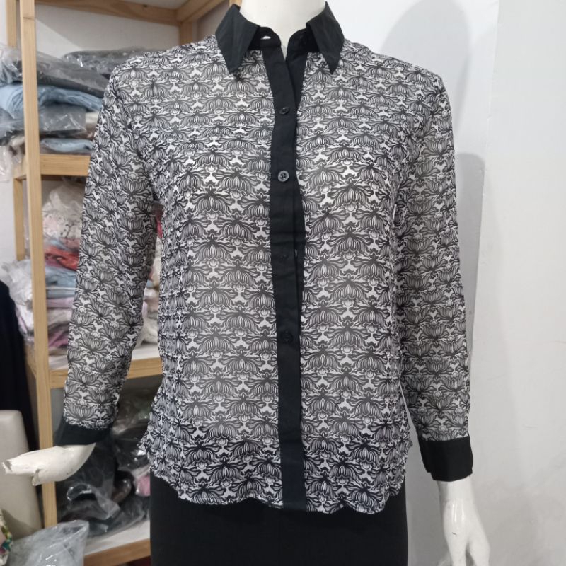 BLOUSE SIFON CASUAL TERMURAH