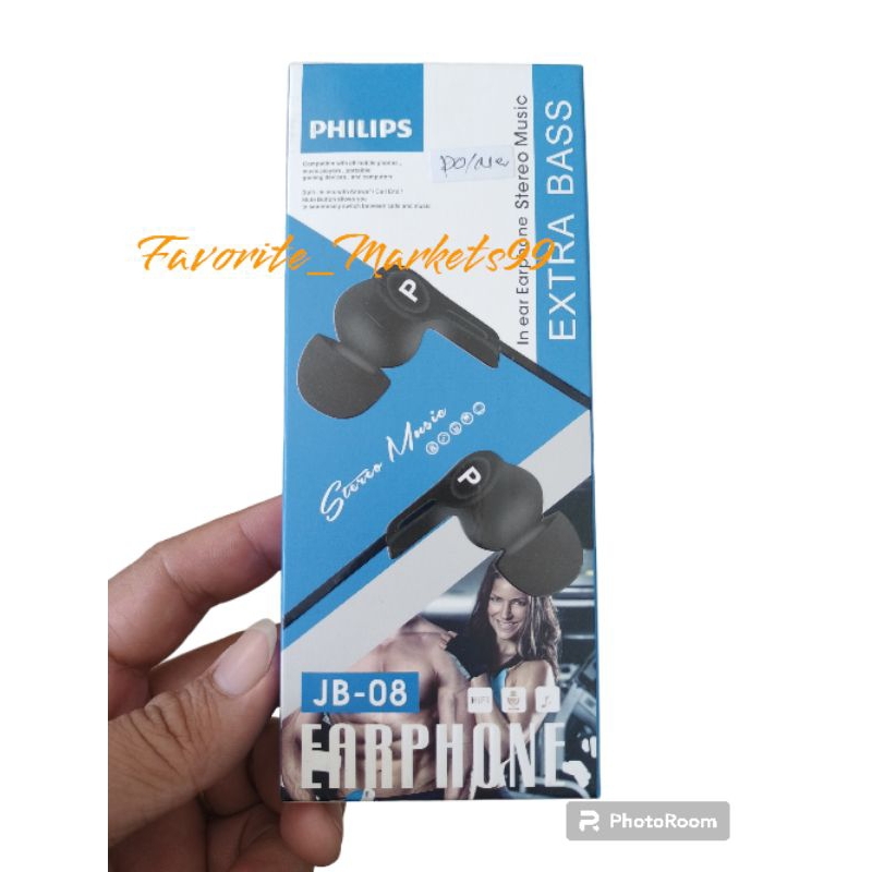 Headset philips Hensfree philips Earphone philips extra bass