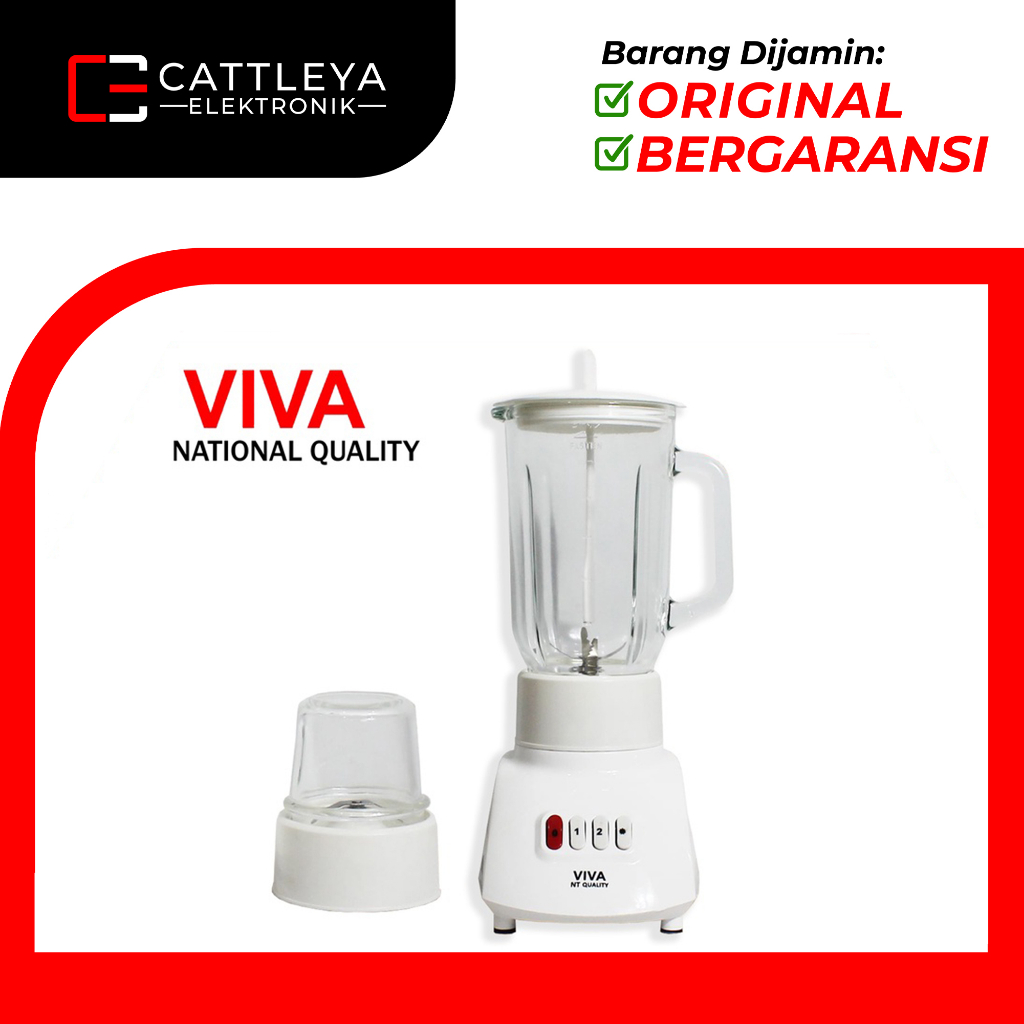 [COD] VIVA NATIONAL BLENDER BL-T11A / BL T11A / BLT11A / BL T11 A (KACA / 1 LITER) GARANSI RESMI
