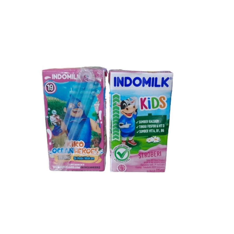 

Indomilk Kids Rasa Stroberi 115 ml