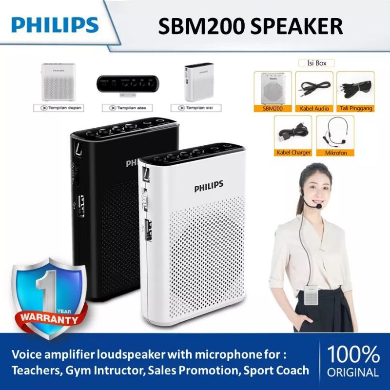 Waistband Speaker Pinggang PHILIPS SBM200 SBM 200 Original TERBAIK