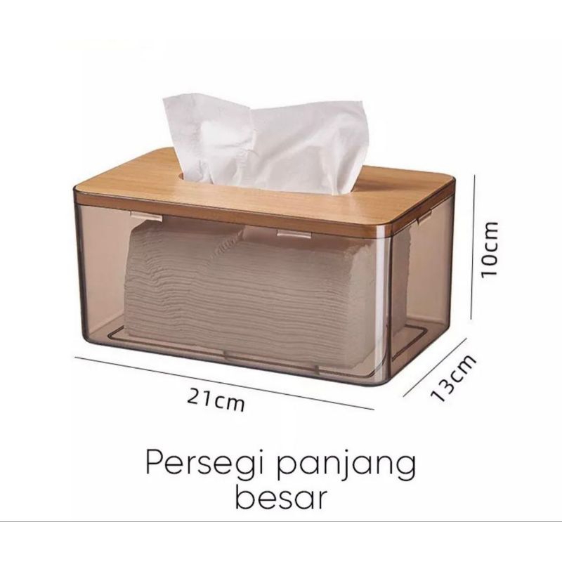 Kotak tisu akrilik